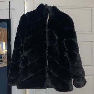 Michael kors faux fur jacket